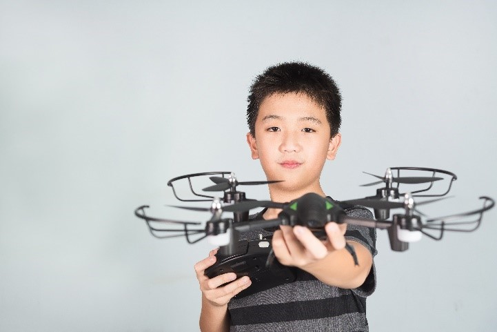 Winter parent child drone flying courses