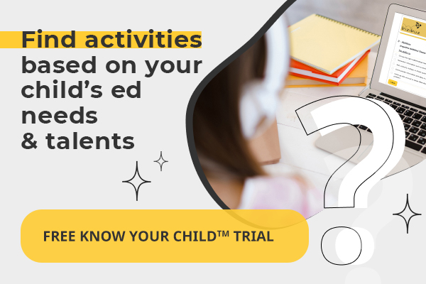 Search for activities based on educational need 