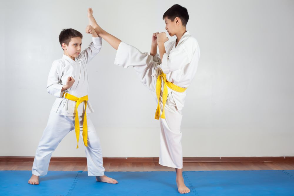 kids learning martial arts at musports wan chai